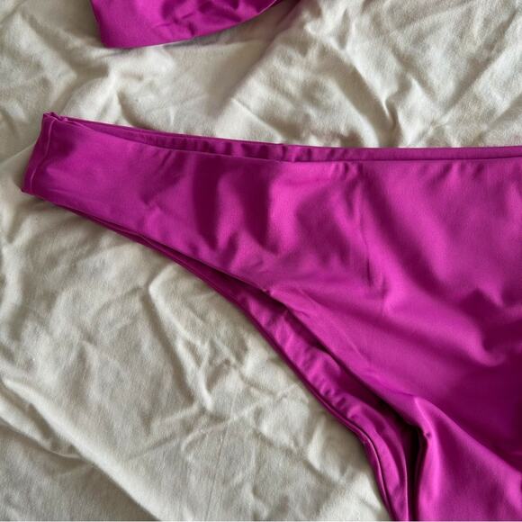 SALE💝 Free People x Toast Swim Purple Orchid Signature Set— NWT - Picture 4 of 6